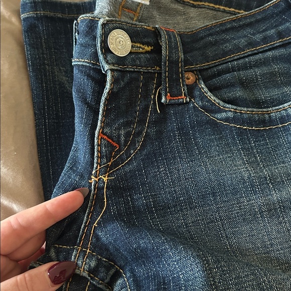 True Religion Dark Blue Flare Jeans - Picture 11 of 11